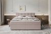 99rooms Boxspringbett Bergamo (Schlafzimmerbett, Bett), 140/160/180/200x200 cm, in Cordstoff AMBIENCE, mit Topper Bild 2