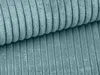 Vente-unique - AMELIA Pouf SamtStoff Blau - B 69 cm x H 42 cm x L 102 cm Bild 3