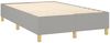 vidaXL Boxspringbett mit Matratze Hellgrau 120x190 cm Stoff 3269951 Bild 4