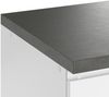 Küchenzeile 300 cm in Hochglanz weiß, Arbeitsplatte Betonoptik MARSEILLE-03 Bild 4