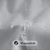 Duschvorhang 150x180cm Grau Textil Wasserabweisend Trocknend 10 Ringe Bild 4
