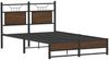 vidaXL Bettgestell ohne Matratze Braun Eiche 120x200 cm Holzwerkstoff 4107014 Bild 3