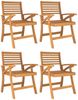 vidaXL Gartenstühle 4 Stk. 58x58x87 cm Massivholz Akazie 3156868 Bild 2