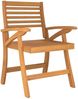 vidaXL Gartenstühle 4 Stk. 58x58x87 cm Massivholz Akazie 3156868 Bild 3
