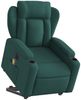 vidaXL Elektrischer Massagesessel mit Aufstehhilfe Dunkelgrün Stoff 3204524 Bild 3