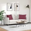 vidaXL Sofakissen 2 pcs Weinrot 70 x 50 cm Stoff 42013742 Bild 4