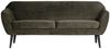 Sofa Rocco Samt, 187cm Grau Bild 1