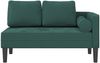 vidaXL Chaiselongue mit Kissen Dunkelgrün Samt Bild 3