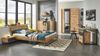 Bett >TEXEL< Liegefl. 140x200cm, PLANKENEICHE Dekor + GRAFIT - 146x71x204cm (BxHxT) Bild 2