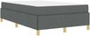vidaXL Bettrahmen mit Matratze Dunkelgrau 120 x 200 cm Stoff 3398928 Bild 4