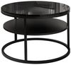 Lookway Couchtisch CIRI SLIM Hochglanz mit Ablage (1 Tische), Durchmesser: ⌀60 cm Bild 5