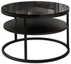 Lookway Couchtisch CIRI SLIM Hochglanz mit Ablage (1 Tische), Durchmesser: ⌀60 cm Bild 4