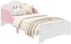 AIYAPLAY Kinderbett Einzelbett für Kinder (Einzelbett, 1-tlg, Bett mit Schutzgitter, ohne Matratze), Montessori-Bodennah, erhöhtes Schutzgitter Bild 2