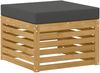 vidaXL Outdoor-Sofagarnitur 7 pcs Weiß und Anthrazit Polyester 3392142 Bild 5