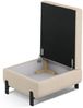Micadoni Hocker Gloria 1-Sitzer Strukturierter Stoff Beige Bild 2