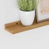 vidaXL Wandregal mit Regal 2 pcs Braun 40 x 9 x 3 cm Holzwerkstoff 42020011 Bild 5