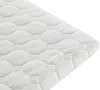 Vente-unique - RAMA Topper Stoff Weiß - B 190 cm x H 5 cm x L 140 cm Bild 5