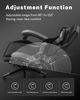 BIGZZIA Bürostuhl Gaming Stuhl mit Fußstütze - Gamer Stühle Ergonomisch mit Lendenkissen, Kopfstütze Gaming Chair Höhenverstellbar Computerstuhl Bild 3