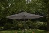 Sonnenschirm THOMAS Ø 300cm 6 Streben Anthrazit Polyester | Gartenschirm Balkonschirm UV-Schutz Bild 2