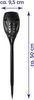 LED - Gartenfackel Solar ( ca. 50cm hoch ) LED-Lampe 1,2V 300mAh Akku, inkl. Erdspieß, Solarlampe Flammenlicht Bild 2