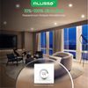 ALUSSO LED Einbaustrahler 6er-Set, Decken Leuchte, Flach Strahler für Bad, Wohnzimmer, 230V, 5W, 72-85 mm, Rund, Nickel Bild 3