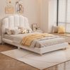 Bett 90x200 cm aus Plüsch mit niedlichem Kopfteil – kindgerechtes Design und hoher Komfort Bild 4