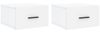 vidaXL Wand-Nachttische 2 Stk. Weiß 35x35x20 cm 829853 Bild 2