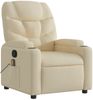 vidaXL Massagesessel Creme Stoff 372462 Bild 3