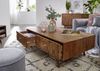 Couchtisch Akazie 120x70x40 natur lackiert MOSAYK #103 Bild 4
