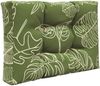 vidaXL Sofakissen für draußen 2 pcs Blattdesign Polyester 900741 Bild 5