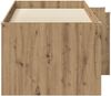 vidaXL Hochbett für Kinder 2 pcs Artisan-Eiche 98,5x200 cm 3422570 Bild 4