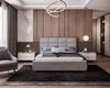 FDM Polsterbett Bettgestell Bettrahmen 120x200, 140x200, 160x200, 180x200cm (MADE IN EU - mit hochwertigem Velours Bezug, Bettrahmen, Bett, Optional mit Matratze bestellbar, mit großen gepolsterten Kopfteil), Mettelrahmen mit hydraulischer Klappfunktio... Bild 3