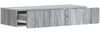 vidaXL Wandmontierter Beistelltisch Graues Sonoma 87,5 x 34,5 x 17 cm 898331 Bild 3