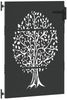vidaXL Gartentor Schwarz 85 x 150 cm Pulverbeschichteter Stahl 42015861 Bild 4
