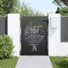 vidaXL Gartentor Schwarz 85 x 150 cm Pulverbeschichteter Stahl 42015861 Bild 3