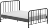 Jugendbett aus Metall in Farbe Weiß matt 147 x 110 x 207 cm