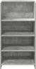 vidaXL Empfangstheke Betongrau 55x50x103,5 cm Holzwerkstoff 859018 Bild 5