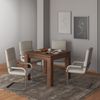 Kulissen-Esstisch >DINING< ausziehbar bis 180cm, Schlammeiche Dekor - 90/180x75,9x90,4cm (B/H/T) Bild 2