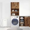 vidaXL Waschmaschinenschrank Altholz-Optik 64x24x190 cm Holzwerkstoff 859134 Bild 4