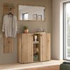 Garderobe Set 3-tlg. Loreno in Eiche 152 cm Bild 2