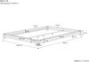 Flaches Futon-Doppelbett Bodenbett Niedrigbett 140x200 Kiefer massiv V-60.51-14Rollrost inkl. Bild 3