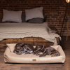 CLIFFORD Orthopädisches Hundebett - 04 Dunkelrot, 85x60cm Bild 4