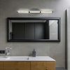 LED Wandleuchte, Röhrenförmig, Chrom, klar, H 50 cm Bild 4