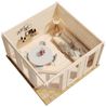 Alpholz 5-Eck Gartenhaus Maja Gartenhaus aus Holz Holzhaus mit 44 mm Wandstärke Blockbohlenhaus mit Montagematerial Bild 3
