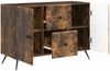 vidaXL Sideboard Geräucherte Eiche 89 x 34,5 x 60 cm Holzwerkstoff 895580 Bild 3