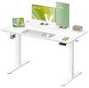 VASAGLE Elektrisch verstellbarer Stehtisch, Memory-Funktion mit 4 Höhen, Schreibtisch für Home Office, 120 x 60 cm, weiß Bild 2