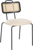 Esszimmerstuhl 2er Set ADELANTO Metall Hellbeige Bild 4