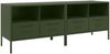 vidaXL TV-Schränke 2 Stk. Olivgrün 68x39x50,5 cm Stahl 843051 Bild 2