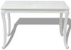 vidaXL Esstisch 116 x 66 x 76 cm Hochglanz Weiß 243383 Bild 3