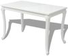 vidaXL Esstisch 116 x 66 x 76 cm Hochglanz Weiß 243383 Bild 2